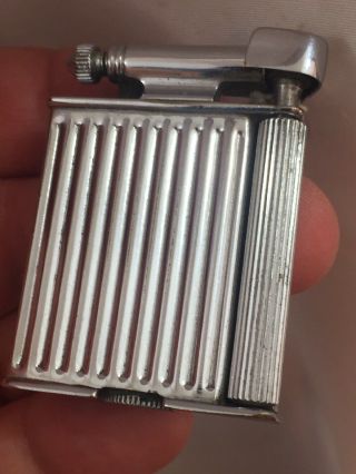 Vintage PARKER BEACON - The ROLLER Pocket Lighter - Ribbed Design 8