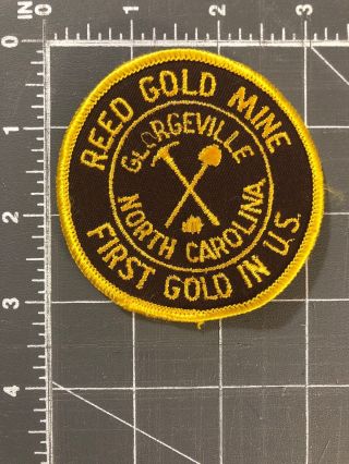 Reed Gold Mine Patch Georgeville North Carolina Nc N.  C.  First In Us U.  S.  1st