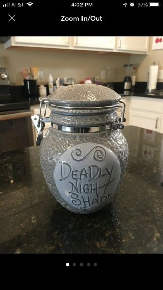 Nightmare Before Christmas Cookie Jar Deadly Night Shade Touchstone Pictures