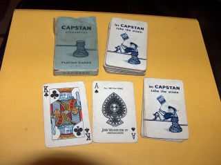 Playing Cards - Very Rare Vintage Deck Capstan Cigarettes By John Waddington Uk