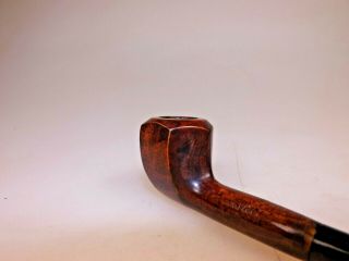 Bruyere 6 Facet Small Smooth Briar Pipe 60’s Made in France Ebonite 3