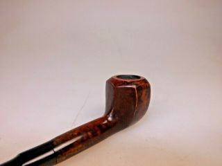 Bruyere 6 Facet Small Smooth Briar Pipe 60’s Made in France Ebonite 4