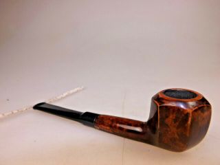 Bruyere 6 Facet Small Smooth Briar Pipe 60’s Made in France Ebonite 5