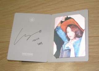 Twice 2nd Mini Album Page Two Lenticuler Chaeyoung Special Card Official K Pop