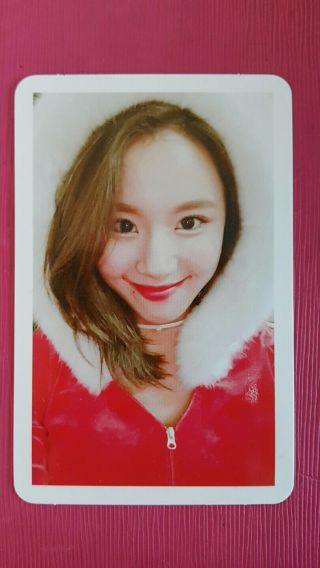 Twice Chaeyoung Official Photocard Base Christmas Edition Twicecoaster Lane1 채영