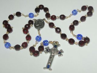 Made In Usa Chaplet Of The Sacred Heart Of Jesus Rosary W/ St Benedict Crucifix