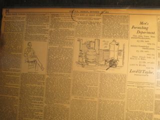 Moonshine Liquor Whiskey Newspaper 1894 York Illicit Still Clinton St Hist.