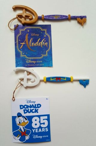 Disney Exclusive Aladdin And Donald Duck 85th Anniversary Limited Key