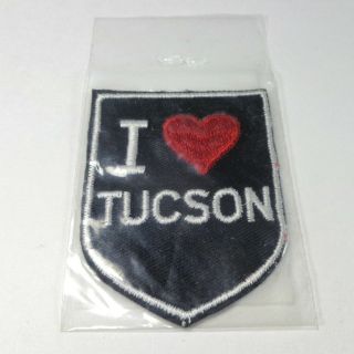 I Heart Love Tucson Arizona Az Vintage Souvenir 2.  75 " Patch Nos