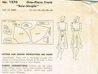Hollywood 1570: 1930s Vintage Sewing Pattern Starlet Franciska Gall Dress Sz 32B 5