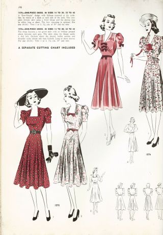 Hollywood 1570: 1930s Vintage Sewing Pattern Starlet Franciska Gall Dress Sz 32B 6