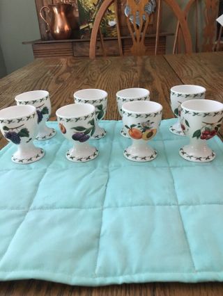 8 Maxwell & Williams Orchard Fruits Egg Cups