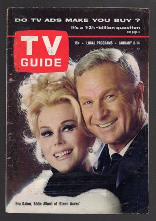 1966 Tv Guide Cover 