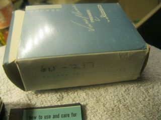 Vintage RONSON VARAFLAME PREMIER CIGARETTE LIGHTER,  BOX,  Case,  BRUSH,  17002,  Rare 3