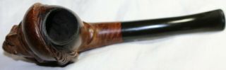Scarce Vintage KAYWOODIE Early Version NOBLEMAN Estate Pipe with Push Stem EX, 6
