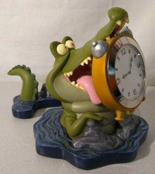 Disney Peter Pan Tick Tock The Crocodile Desk Clock Limited Edition Disney Store