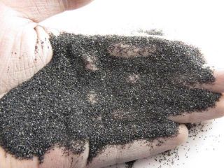 B Natural Black Tourmaline Crystal Stone Specimen Chips Sand Powder Healing