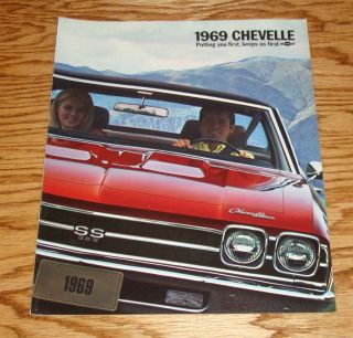 1969 Chevrolet Chevelle Sales Brochure 69 Chevy