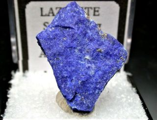 Minerals : Lazurite On All Sides With Pyrite From Type Locality In Afghanistan