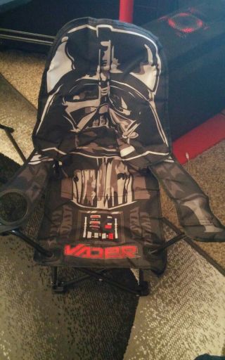 Star Wars Kids Character Chair Darth Vader Folding Camp Chair Camping With Case
