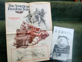 American Freedom Train Special Newspaper: Santa Barbara News - Press Dec,  1975,
