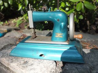 Vintage Antique Casige Germany Toy Small Sewing Machine