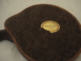 Decatur Industries Vintage Leather Pipe Holder with Wooden Ashtray Holder 7