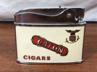 Vintage Rare 1950’s Caton Cigars Advertising Jewel Cigarette Lighter Japan 2