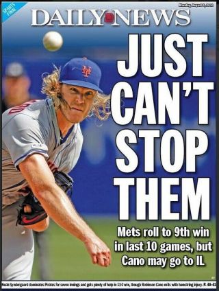 3 - York Daily News Newspapers Mets 8/5/19