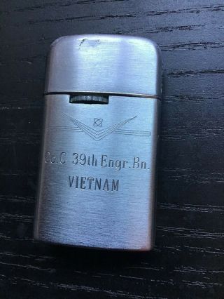 Co.  C 39th Engr.  Bn Vietnam Ronson Germany Vintage Zippo Lighter