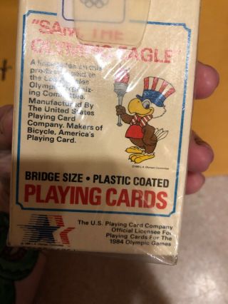 4x NIP - Sam The Olympic Eagle 1984 Deck of Playing Cards 5
