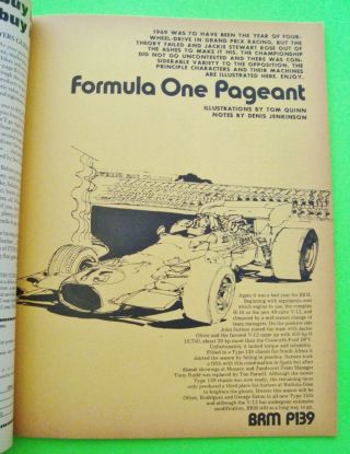 1970 CAR & DRIVER RACING ANNUAL 1969 Results STEVE McQUEEN Mario Andretti 116 - pg 2
