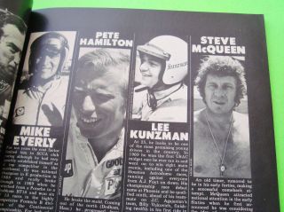 1970 CAR & DRIVER RACING ANNUAL 1969 Results STEVE McQUEEN Mario Andretti 116 - pg 3