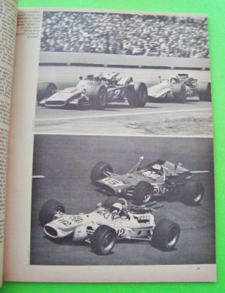 1970 CAR & DRIVER RACING ANNUAL 1969 Results STEVE McQUEEN Mario Andretti 116 - pg 5