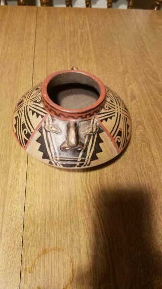 Pre Columbian South American Pottery Clay Bowl