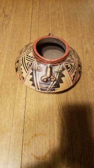 Pre Columbian South American Pottery Clay Bowl 2