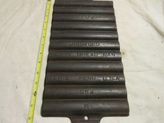 Vintage Antique Griswold Erie,  Pa Cast Iron Cornbread Pan 954 No 22