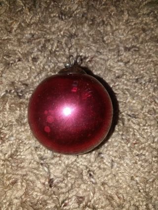 Red Kugel Ornament
