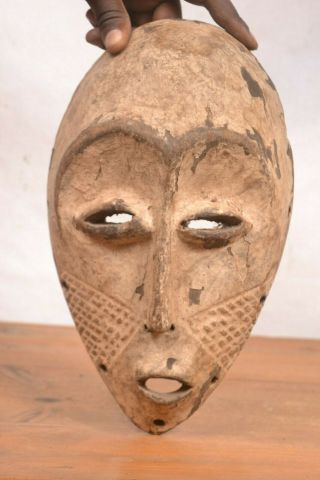 African Tribal Art,  Old Lega Mask From Drc.