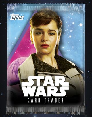 Star Wars Card Trader: Rare Tier A Pack Art - Qi’ra Solo Star Wars Story - 92cc