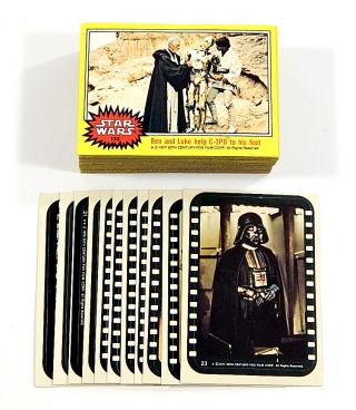 1977 Topps Star Wars 3rd Series Yellow Set With Stickers (66,  11) Avg Nm/mt