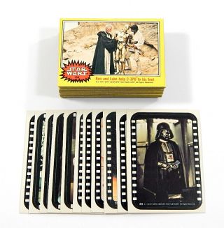 1977 Topps Star Wars 3rd Series Yellow Set With Stickers (66,  11) Nm/mt
