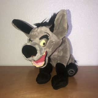 Disney Store Banzai Hyena Stuffed Plush Stamped The Lion King Rare 14 " Good Cond