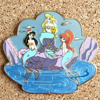 Peter Pan Mermaid Lagoon Mermaids Fantasy Pin