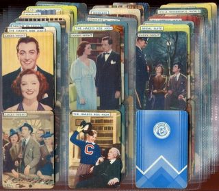 Trade Card Set,  Pepys,  Film Fantasy Card Game,  1940