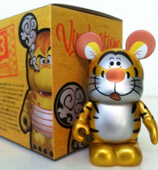 Disney Vinylmation 3 " Japan Eto Series Tigger Tiger Winnie The Pooh Collectible