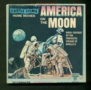 C1970 Nasa Apollo 11 America Moon Landing Footage 8mm Movie From Castle Films