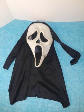 Scream Ghostface Mask Vintage Easter Unlimited Fun World Rare