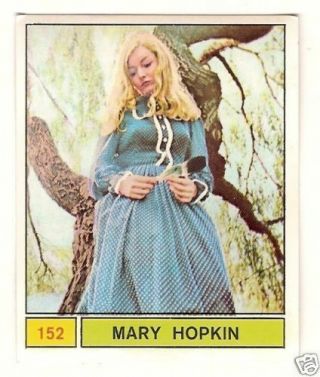 Mary Hopkin - 1969 Rare Pop Rock Card From Italy