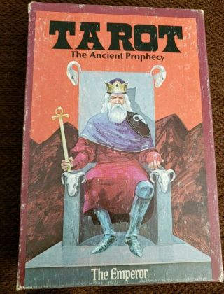 1973 Tarot Cards The Ancient Prophecy The Emperor Dyanamic Games Missing 1 Card